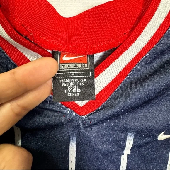 Vtg Nike NBA Basketball Jersey Houston Rockets Yao Ming Hall of Fame Boys Medium